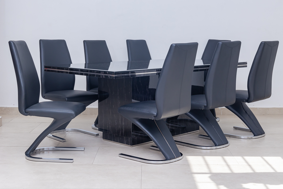 DIVANO Dining Table + 8 Chairs
