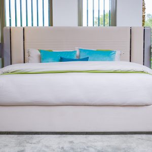 BRIONI King Bed + 2 Nightstands