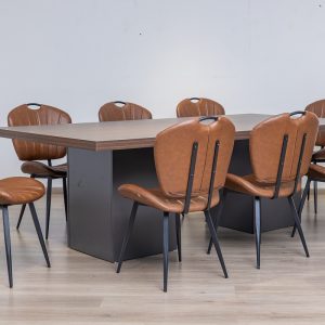 SYDNEY Dining Table + 8 Metz Chairs