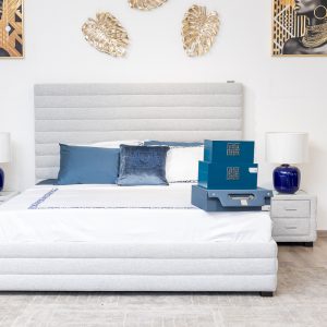 ELENA King Bed + 2 Nightstands