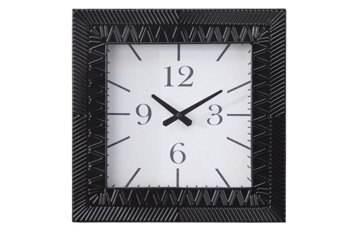 HOME DECOR -64914- METAL CLOCK